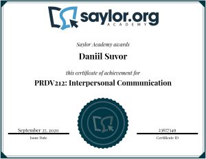 Interpersonal communication